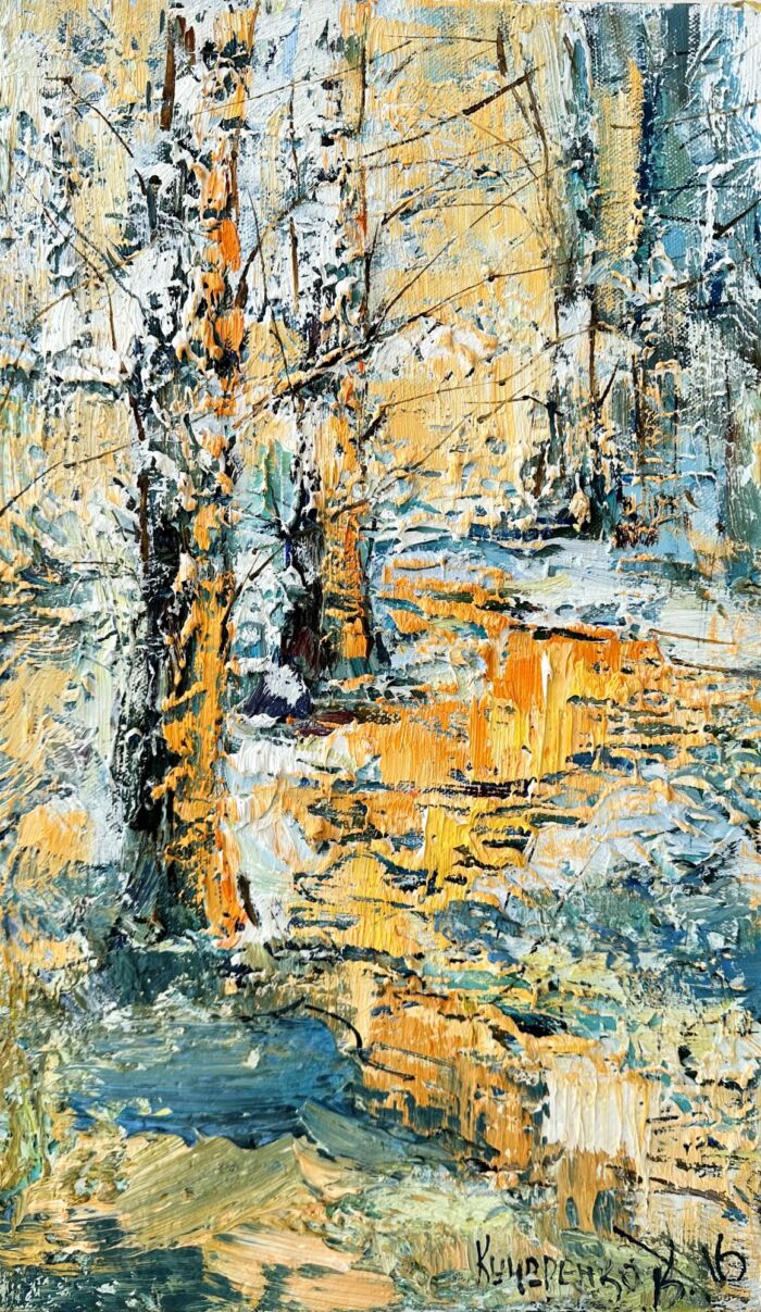 Sunny winter, 30x50cm, 2016 - Karina Kucherenko